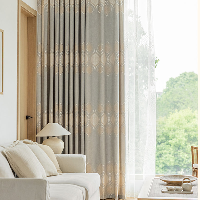 Curtains For Living Room Bedroom Window Curtain 2 Panels, 59" W x 106" L