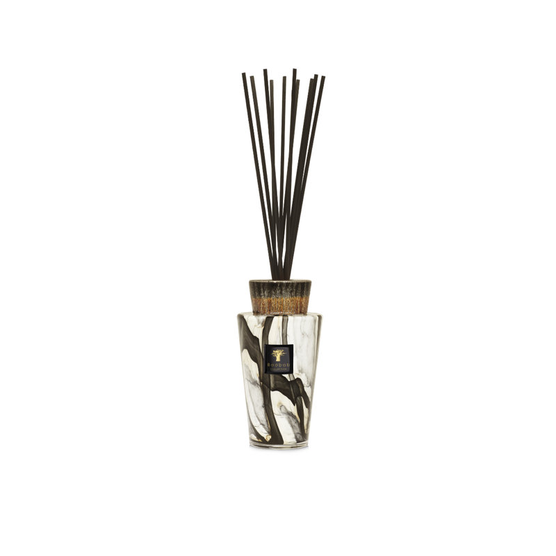 Totem Luxury Bottle Diffuser, 12.2" H x 7.09" W x 7.09" D, Stones Marble