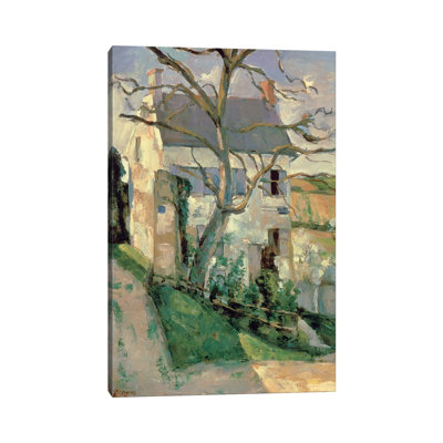 The House And The Tree, C.1873-74 by Paul Cezanne - Wrapped Canvas Gallery-Wrapped Canvas Giclée