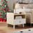 Night Stand, Kids Wooden Nightstand With Drawer, Children Bed Side Table With Open Storage, 2-Tier End Table For Bedroom And Small Spaces