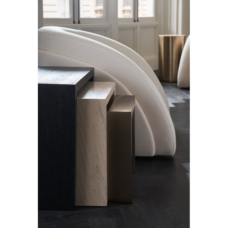 Contrast Nesting End Table