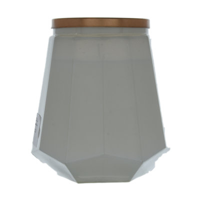 Scented Jar Candle with Glass Holder