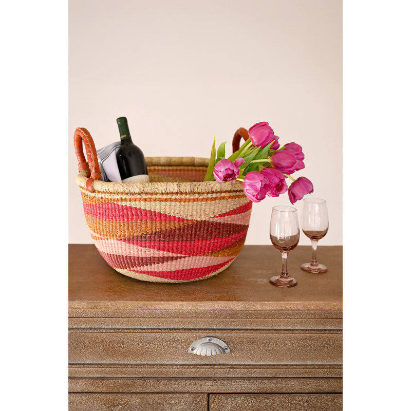 Panier Bolga Shades of Red