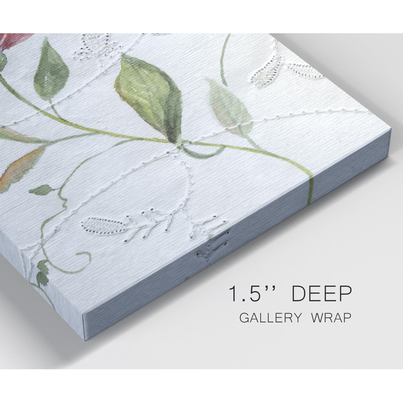 «Botanical Embodery I» par Carol Robinson, reproduction d'art sur toile tendue, H 48 po x l 36 po x P 1 po