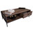 Esteban 1 Drawer Coffee Table With Open Shelf. Industrial Style. Black Metal Frame.