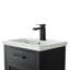 Meuble-lavabo simple 20 po avec comptoir en céramique Sebastiano-111465361