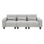 Canapé à accoudoirs arrondis 84,6 po Eibe-1287625845