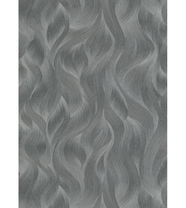 33' L x 21" W Textured Non-Pasted Wallpaper Roll, Black