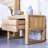 Minimalys 50cm W Solid Wood Bedside Table
