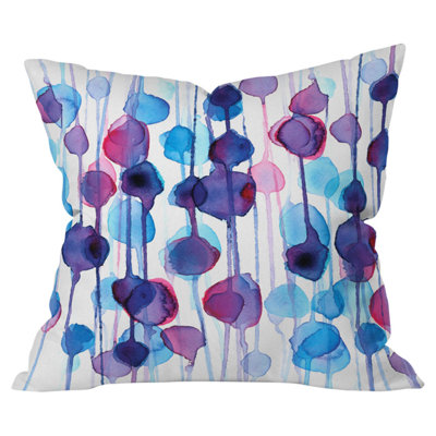 Abstract Watercolor Indoor/Outdoor Throw Pillow