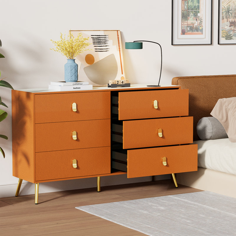 Commode double 6 tiroirs l 47,2 po