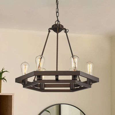 Luminaire suspendu à 6 lumières Ryegate