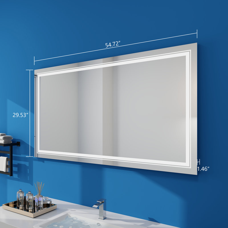 Rectangle Wall Mirror, 29.5" x 54.7"