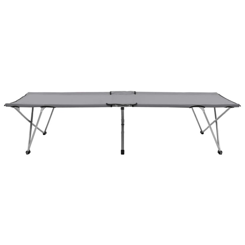 Laci Folding Camping Bed, Grey