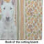 Planche à découper en verre White Bull Terrier