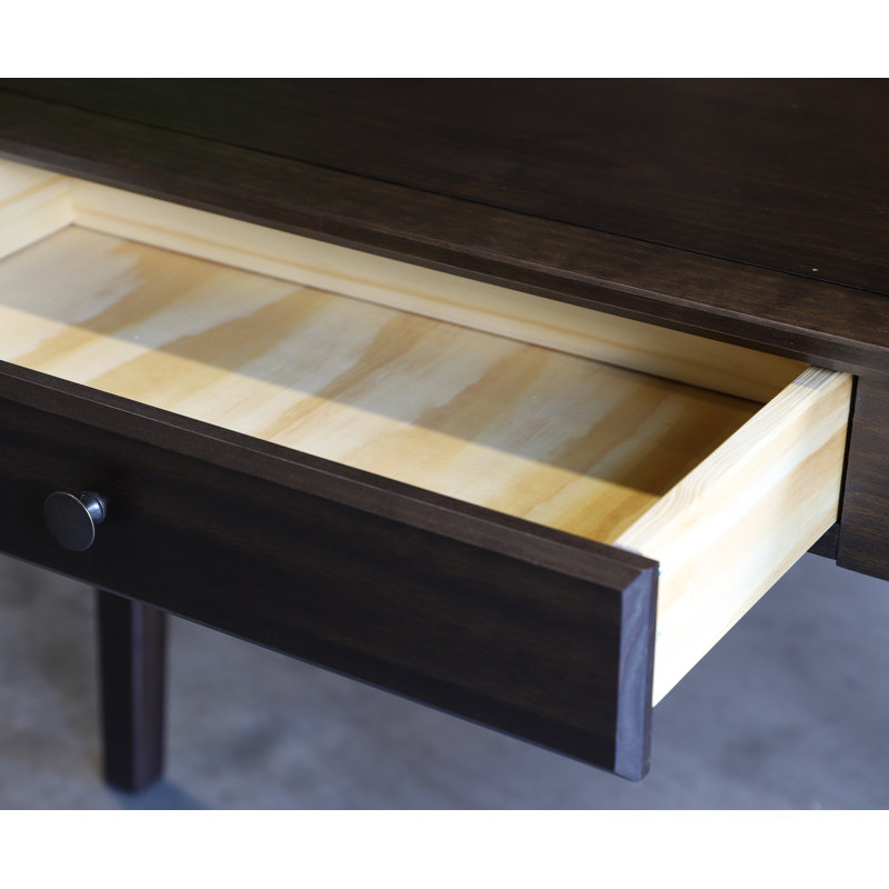 Shaker Solid Wood Writing Desk, Expresso