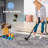 6X9 Area Rug Non-Shedding Stain Resistant Bordered For Living Spaces-500830668-500830665
