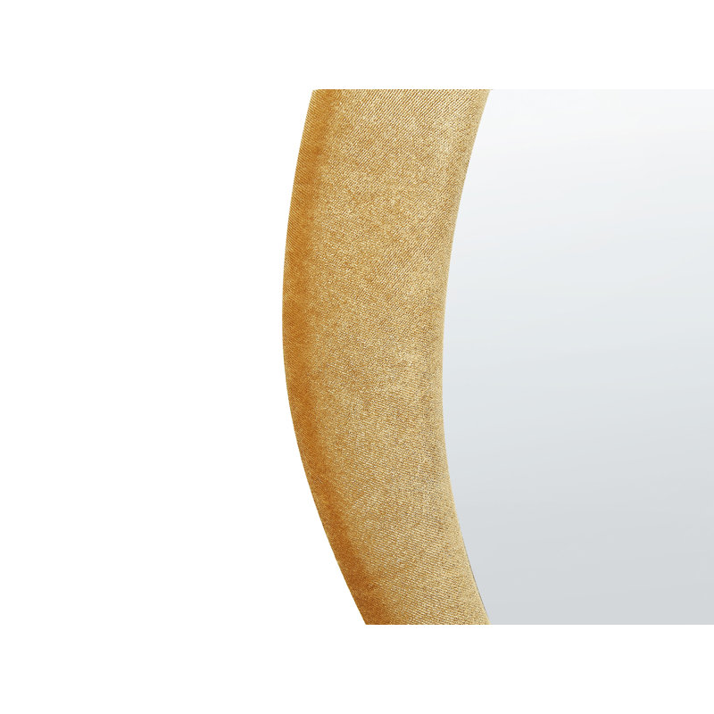 Brooxie Fabric Asymmetrical Wall Mirror