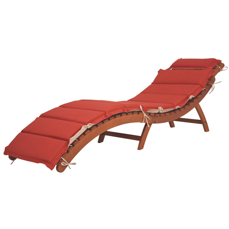 171cm Long Reclining Eucalyptus Single Chaise with Cushions