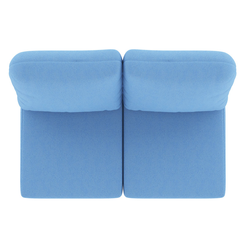 Indoor/Outdoor Sunbrella® Seat/Back Cushion, Canvas Air Blue Sunbrella® Canvas