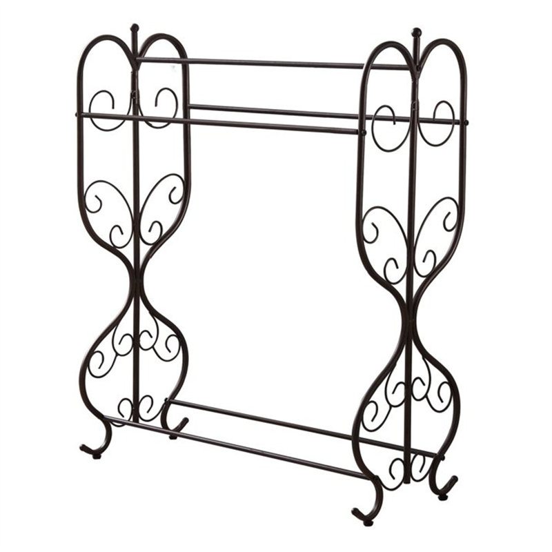 Porte-serviettes sur pied Elegant