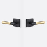 Aspra Square Privacy Rosette, Smooth Grip