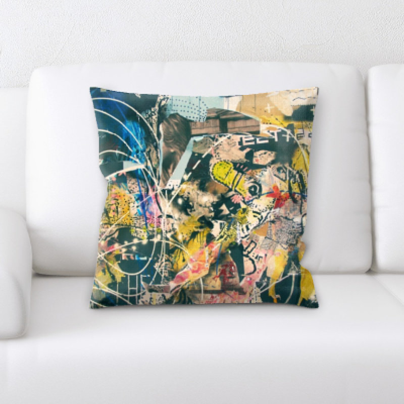 Microsuede Reversible Throw Pillow