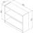 Paulica Small 2 Shelf Bookcase, Storage and Display Bookshelf for Home Office and Living Room-1856191377