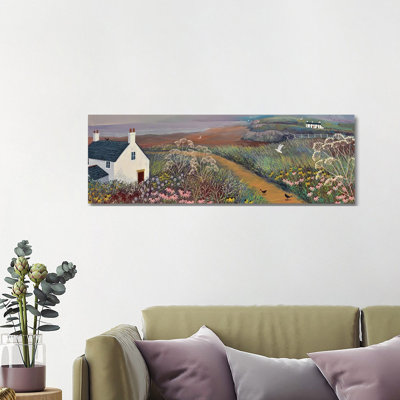 Sea Mist by Jo Grundy - Panoramic Painting Print on Canvas