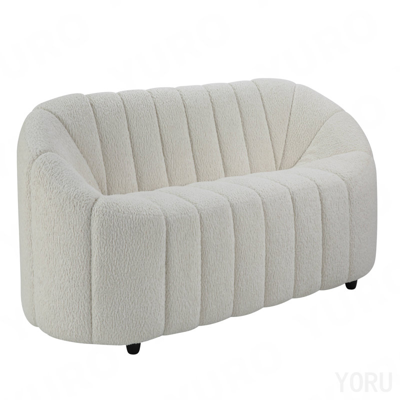 White Teddy Sherpa Sofa
