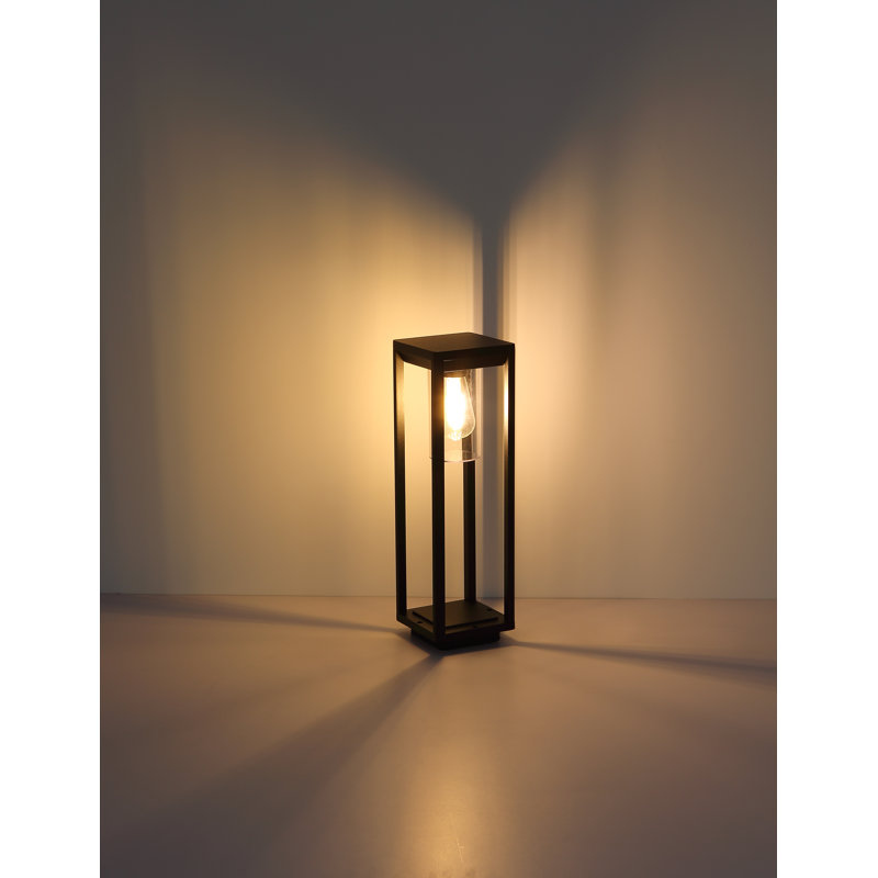 Currey Black Pathway Light, 50cm H x 15cm W x 15cm D