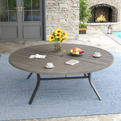Table de salle à manger d'extérieur 63 "