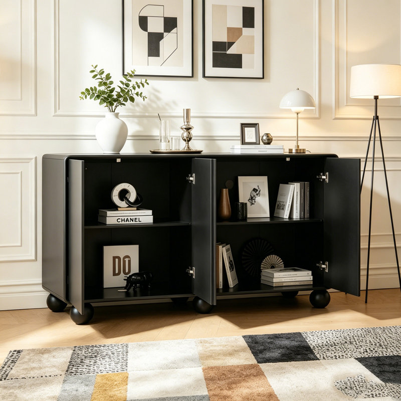 59'' Sideboard Buffet Cabinet with Storage