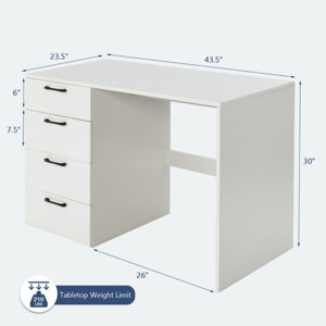 Ebern Designs Lukyan Desk & Reviews | Wayfair