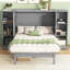 Lit escamotable avec tablettes, tiroirs et ports USB-98937690-107179934
