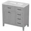 Ensemble de meuble-lavabo simple 36 po Mayve