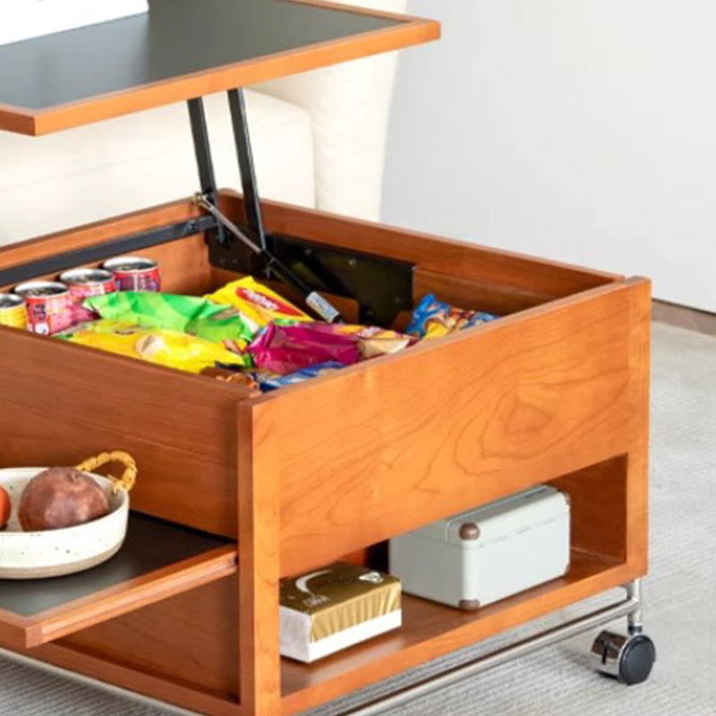 Table basse mobile Retro Creative Design, Brun