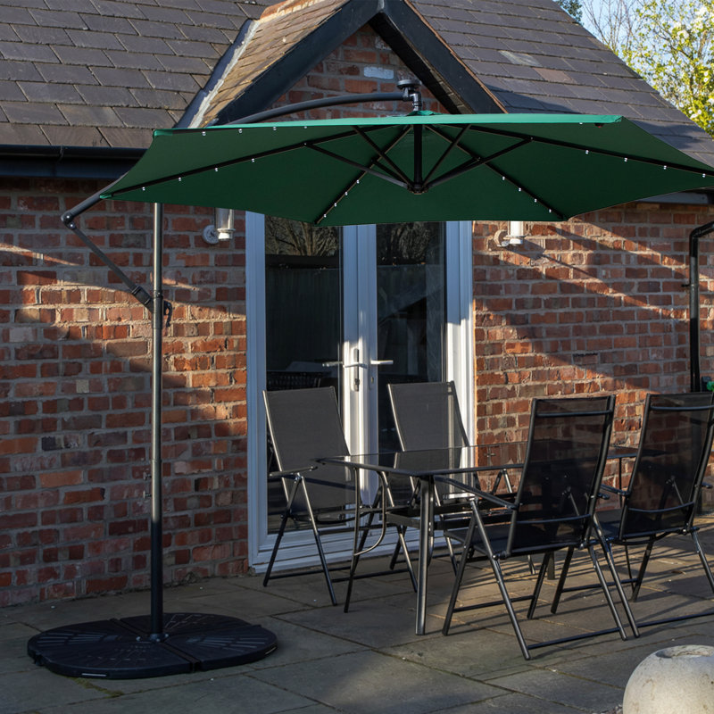 Patio Dining Set, Green, 4