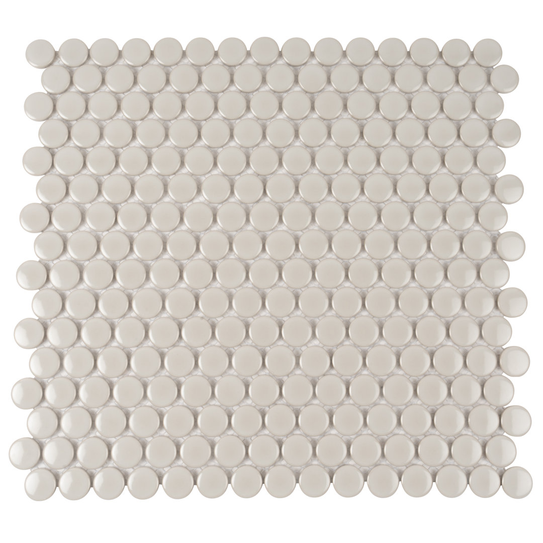 Cirkel 11.46'' W x 12.4'' L Porcelain Tile Mosaic Sheet Apollo Tile 