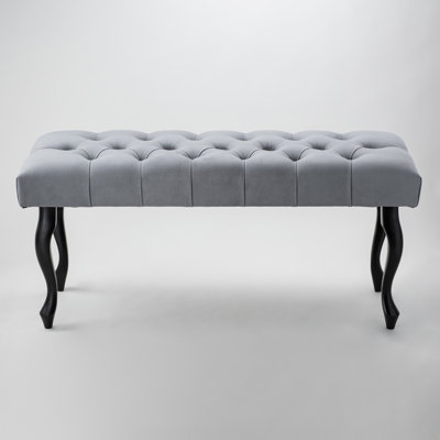 Migrati 100% Polyester Upholstered Bench