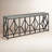 Ciao Bella Metal and Faux Concrete Console Table