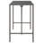 Divith Rectangular Metal Outdoor Bar Table , 70.9'' in. W 27.6'' in. D-252996485