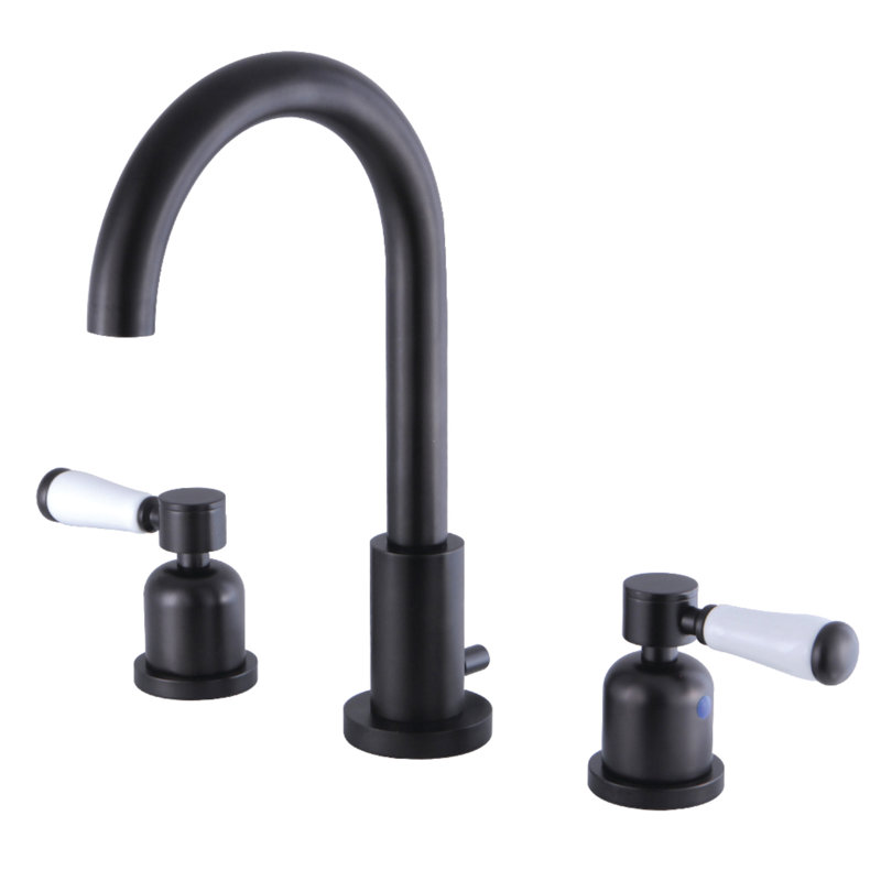 Robinet de salle de bain espacé Kingston, Bronze huilé