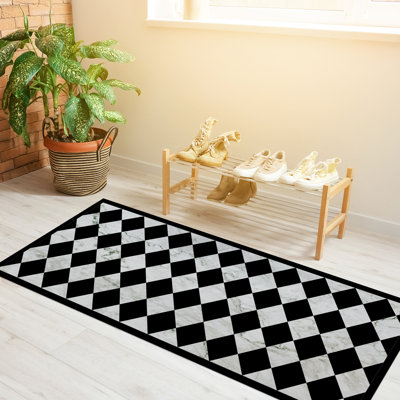  Tapis de sol en vinyle - Collection géométrique