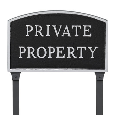 Weather Resistant Metal Garden Sign