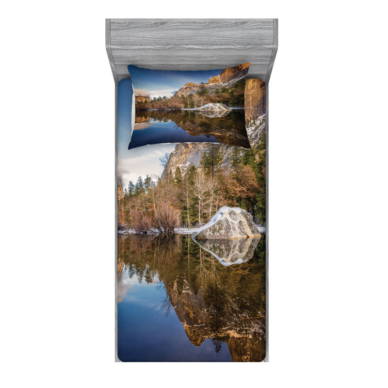 Microfiber Sheet Set, Twin XL Sheet Set with Fitted Sheet