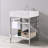 24" Natural Carrara Marble Console Bathroom Vanity-1208127021-1232766894
