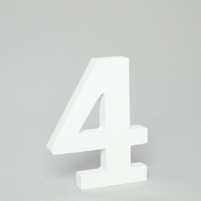 Text & Numbers Letter Block