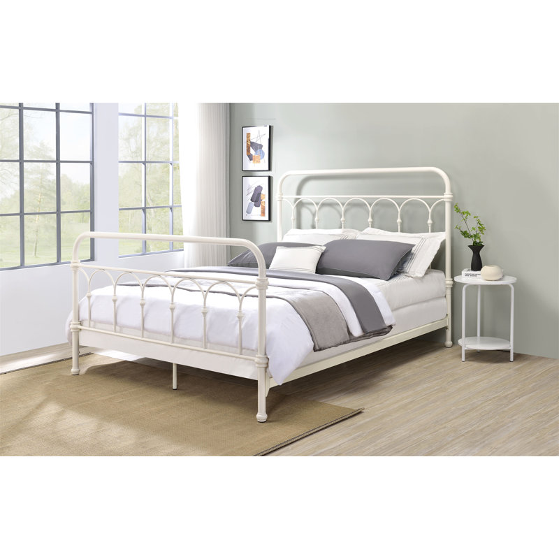 Citron White Finish  Bed