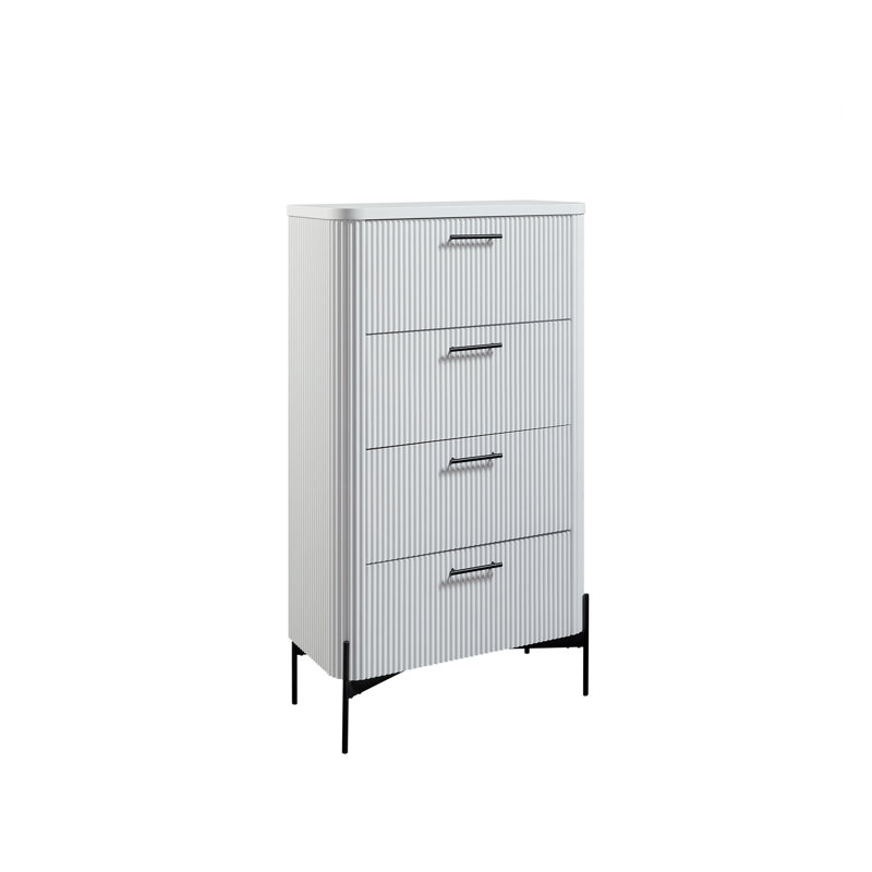 Commode 4 tiroirs, Blanc